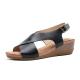 BS096 Ladies Shoes2021 New Slope With Roman Shoes Large Size Sandals Simple Sandals Women Footwear Boots