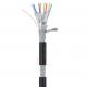 SFTP Outdoor Cat7 Lan Cable Double Shield CCA 28AWG Multicolor