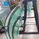 Custom 9/16 Thick Curved Tempered Laminated Glass 14.28mm Laminated Glass