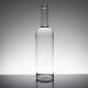 Engraving 1 Liter Glass Bottle With Cork Cap for Liquor Whisky Vodka