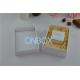 White Luxury Jewellery Packaging Boxes Set White Specialty Paper For Ring ,