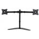 27'' Monitor Laptop Desk Stand Mount For 2 Screens steel Material