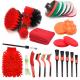 22Pcs Car Cleaning Brush Kit Care Car Interior Detailing Brush Kit Nylon