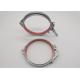 Ducting Stainless Steel Tube Clamps Quick Pull Ring With Adjustment Screw