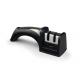 Black Pull Through Stainless Steel Knife Sharpener For Metal Knife With CE