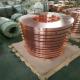 UNS 500m JIS C1100  Copper Coil Tube Pipe For Heat Exchanger