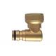 Easy Connect Brass Hose Elbow 3/4 Female Thread High Performance 90 Degree Turning