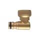 Easy Connect Brass Hose Elbow 3/4" Female Thread High Performance 90 Degree