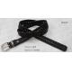 Black / Coffee Leather Womens Braided Belt With Braided Tape And Screw / Metal Loop Part