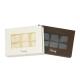 6 Grids Book Shape Window Chocolate Boxes , Window Chocolate Boxes Magnetic Flap