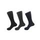 Black Stripes Diabetic Compression Socks , Snagging Resistance Diabetic Socks For Men