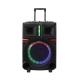 Colorful Light Wireless Portable Party Box Speaker Rechargeable For Home