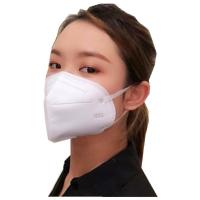 Comfortable FFP2 Respirator Mask Vertical Fold Flat Antivirus N95 Disposable Mask