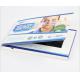 7 LCD Video Mailer With Stand , Hard Cover Lcd Video Booklet Rechargeable Battery