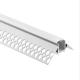 Downy Lamp light Plaster in Recessed LED Profile 53*15mm Drywall Gypsum V Shape