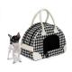 Fashion PU and PU Pet Carrier Bag with 190T lining for travel or working