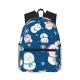 Striped Pattern Custom Logo Multi Pockets College Students Bookbag for Casual Daypack