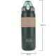 2022 New Products 500ml 18/10 Stainless Steel Sport Vacuum Water Bottle With Handle and Silicone Straw Lid
