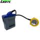 15000lux LED Miner Safety Cap Lamp 1.67W LED Mining Light 1.65m Corded For Underground