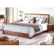 Practical Mordern Light  Solid Wood Bed Frame Color Optional Environment - Friendly