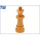 Wooden Chess King Design USB Flash Drive Custom Logo Printing