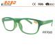 New arrival and hot sale  plastic reading glasses, spring hinge,suitable for women and men