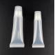 Oblique Neck 5ml 10ml White Lip Gloss Squeeze Tubes MSDS SGS
