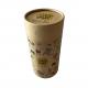 Custom 150gsm Kraft Paper Cans Packaging Recycled Tube Tea Box