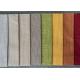 Colorful Linen Sofa Fabric , 280cm Polyester Blend Upholstery Fabric