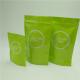 Stand Up Plastic Zipper Bags Bright Colors Customized Thickness For Tea