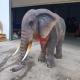 Customized Performance Realistic Adult Elephant Animal Double Costume With 110/220VAC/380V Power