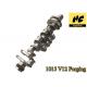 1015 V12 Deutz Spare Parts / Cylinder Diesel Engine Crankshaft CE / TUV Certification