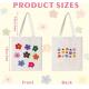 Large Capacity Canvas Fabric Makeup Bags Good Storage