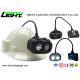 Double Lighting LED Miners Cap Lamp 10000lux 6.8Ah Battery With Big OLED Display