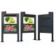 120KG Outdoor Touch Screen Display Rustproof  Advertisement Broadcast