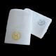 100% cotton white satin jacquard hotel towel sets with logo for promotion