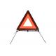 Orange Roadway Reflective Warning Triangle ABS And Plastic Marterial