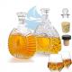 Surface Handling Hot Stamping Glass Bottle for Liquor 500ml/750ml/1500ml Clear Design