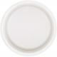 Round Kraft Paper Plate Freezable Waterproof For Party Dinnerware