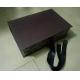 Special design flat packed rigid paper folding box with silk ribbon