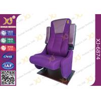 Folding Lecture Hall Armrest Theatre Room Chairs With Drink Hold For Cinema