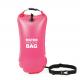 Safety 190T Nylon PVC Tow Float Dry Bag For Open Water Triathletes