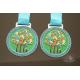 Durable Zinc Alloy Custom Sports Medals Colorful Marathon Medals