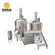 Multifunctional 500L Beer Brewing Equipment Brewhouse Combanation With 8 Fermentation Tanks