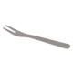 Silver Color Titanium Camping Parts Titanium Outdoor Cookware Fruit Fork With Handle