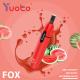 Yuoto Vape fox 3000 puffs Output Voltage Aluminum Alloy+PCTG Material E-Cigarette