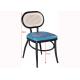 PU Leather 47cm 80cm Upholstered Restaurant Dining Chairs