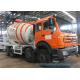 8X4 85Km/h 10m3 Mixer Truck North Benz truck White And Orange