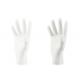 Commercial Powder Free Nitrile Gloves 4 Mil Non Sterile Clear Vinyl Gloves