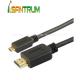 Black  HDMI to Micro Cable with Ethernet Support 3D